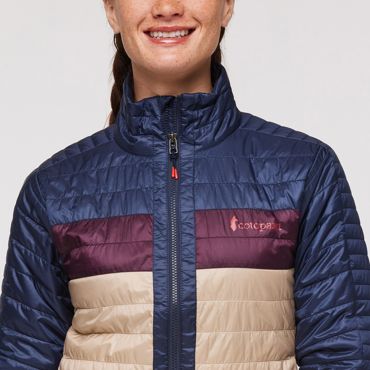 Capa Insulated Jacket - Women's, Ink/Oatmeal, Model Aya