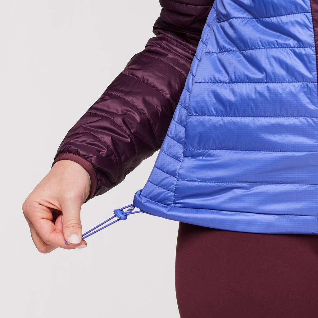 Capa Insulated Jacket - Women's, Wine/Amethyst, Model Aya