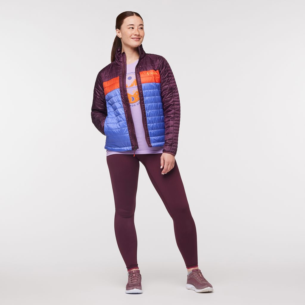 Capa Insulated Jacket - Women's, Wine/Amethyst, Model Aya