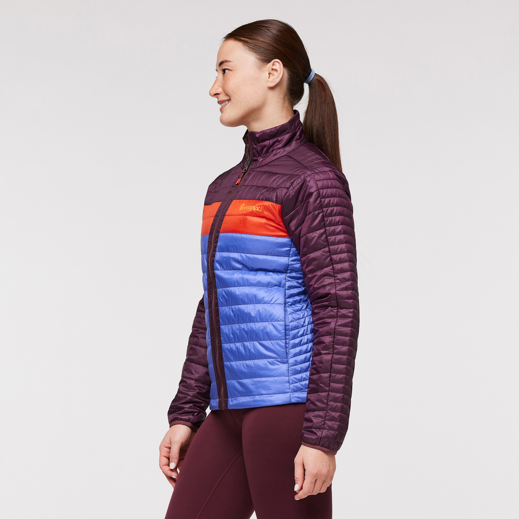 Capa Insulated Jacket - Women's, Wine/Amethyst, Model Aya