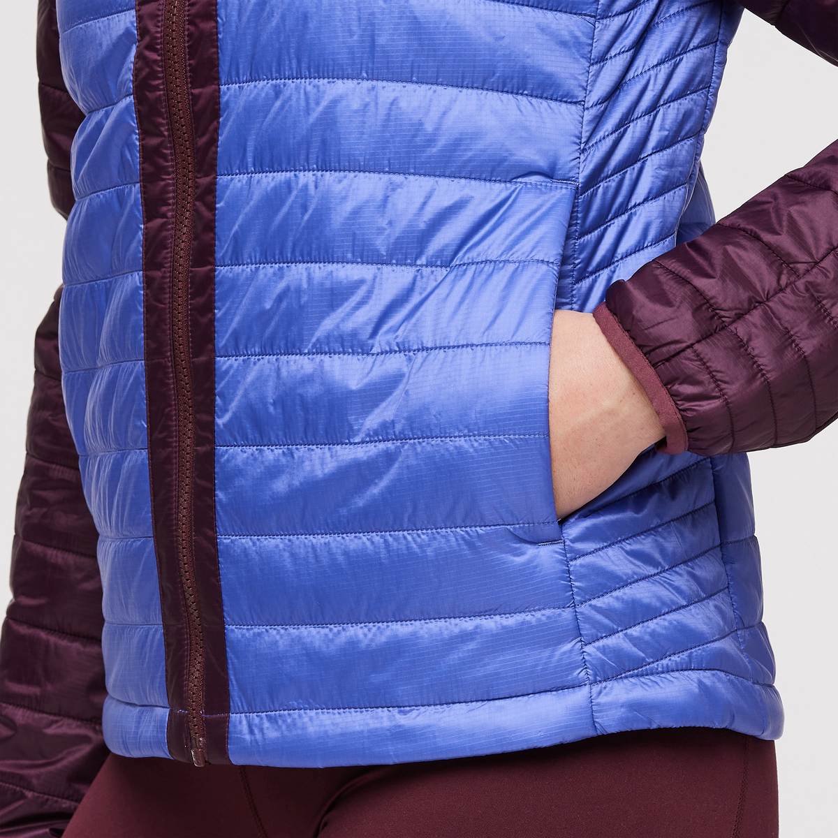 Capa Insulated Jacket - Women's, Wine/Amethyst, Model Aya
