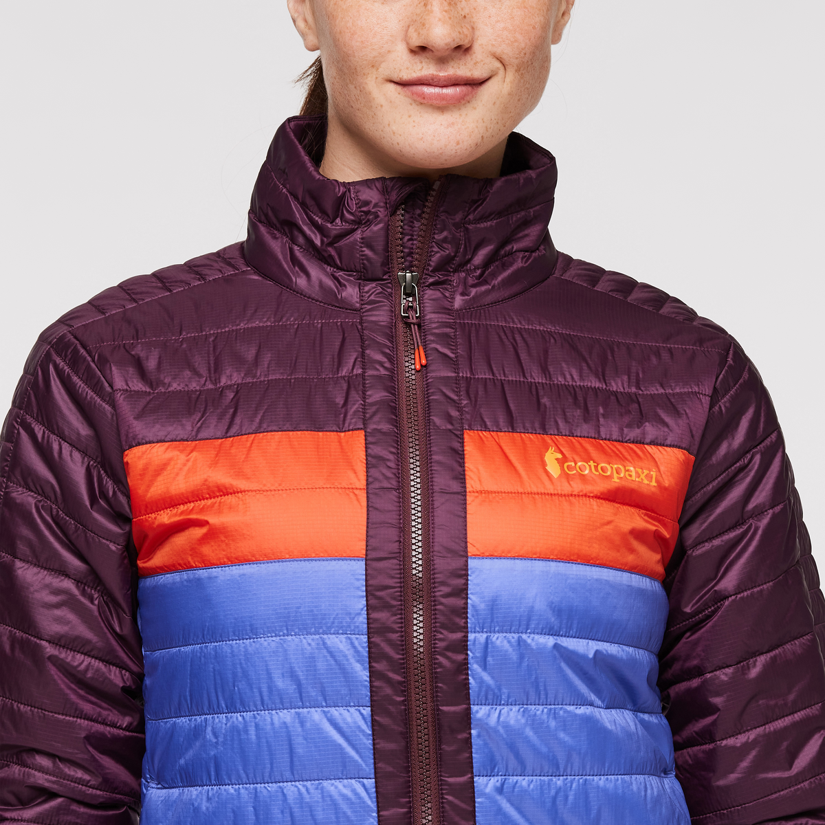 Capa Insulated Jacket - Women's, Wine/Amethyst, Model Aya