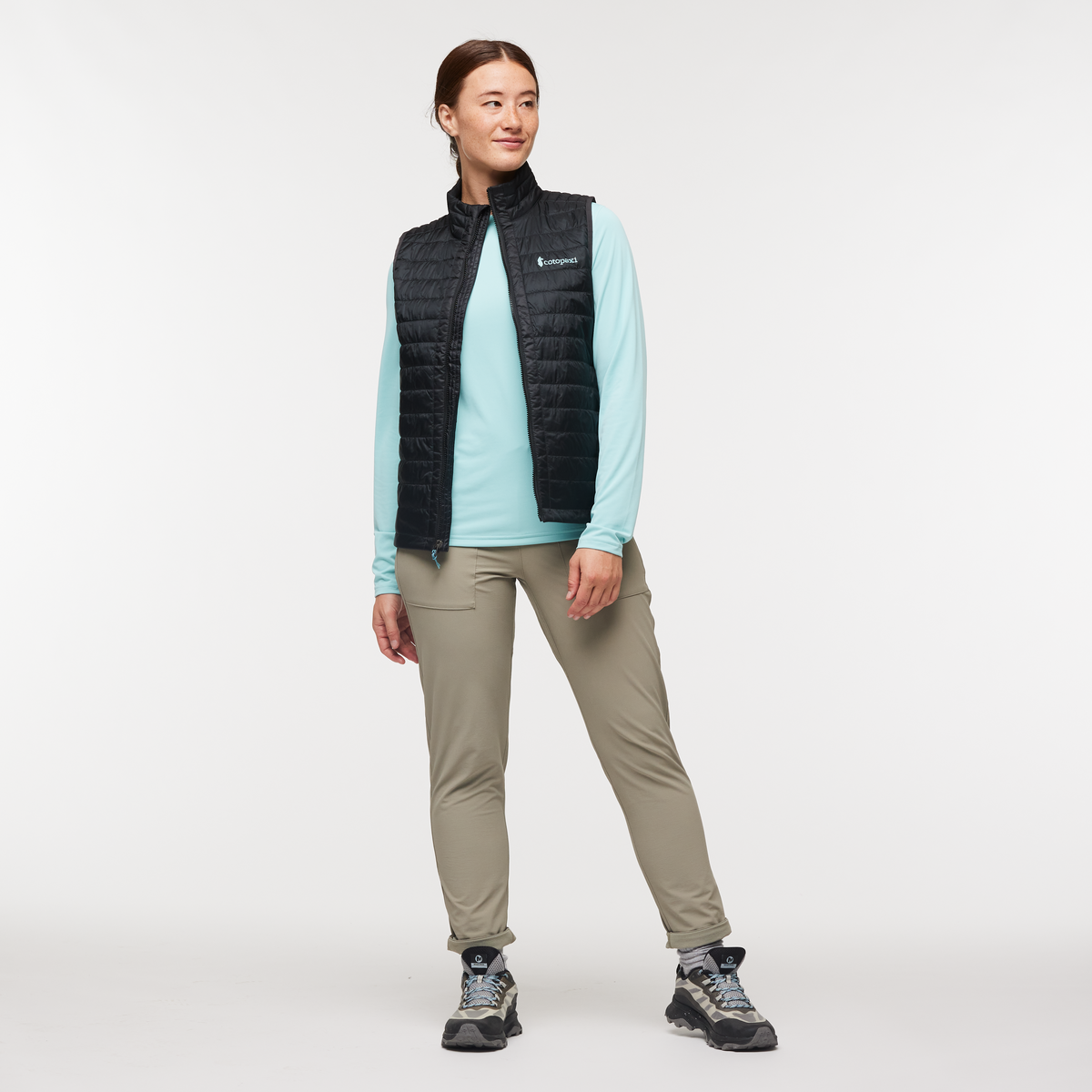 Capa Insulated Vest - Women's, Cotopaxi Black, Model Aya
