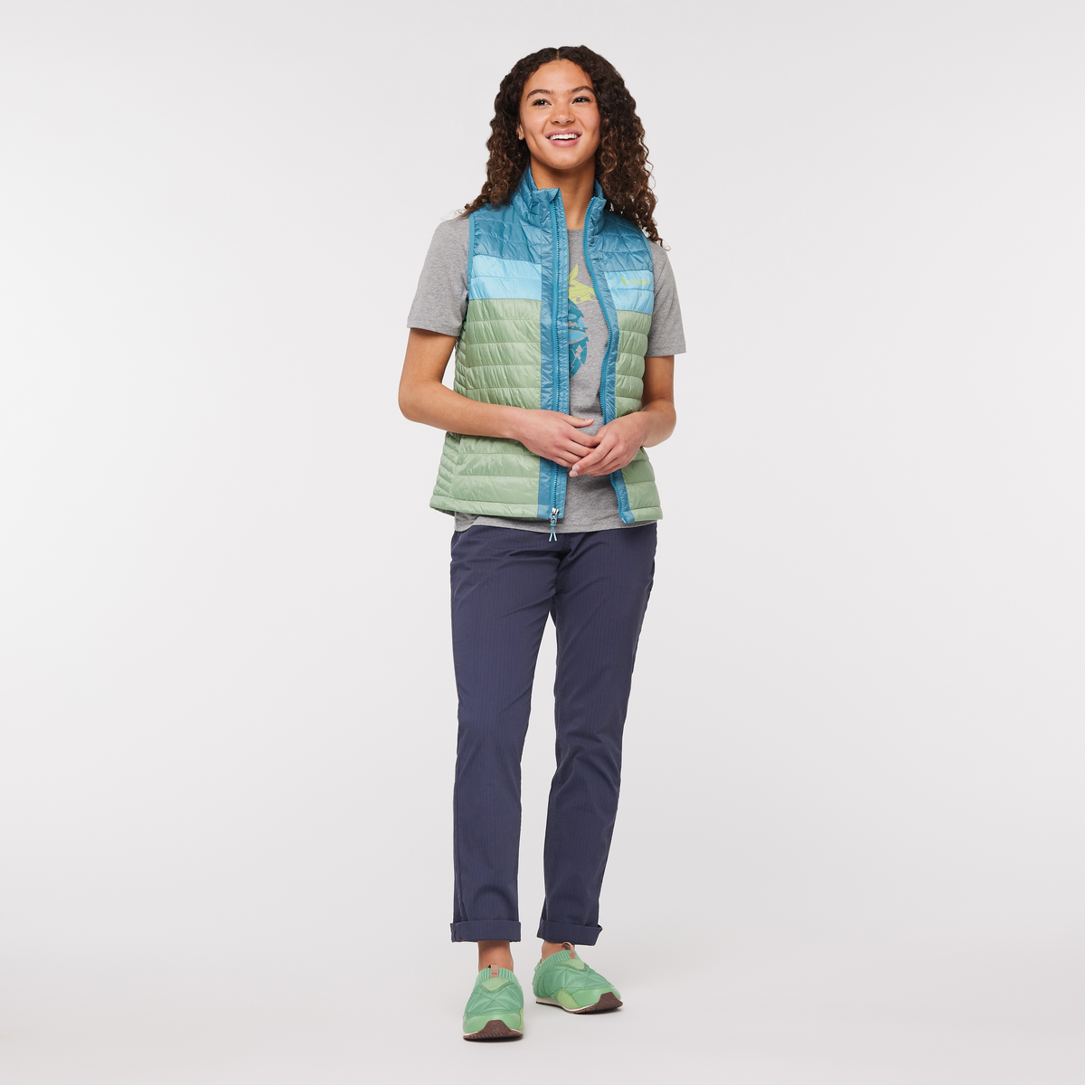 Capa Insulated Vest - Women's, Drizzle/Aspen, Model London