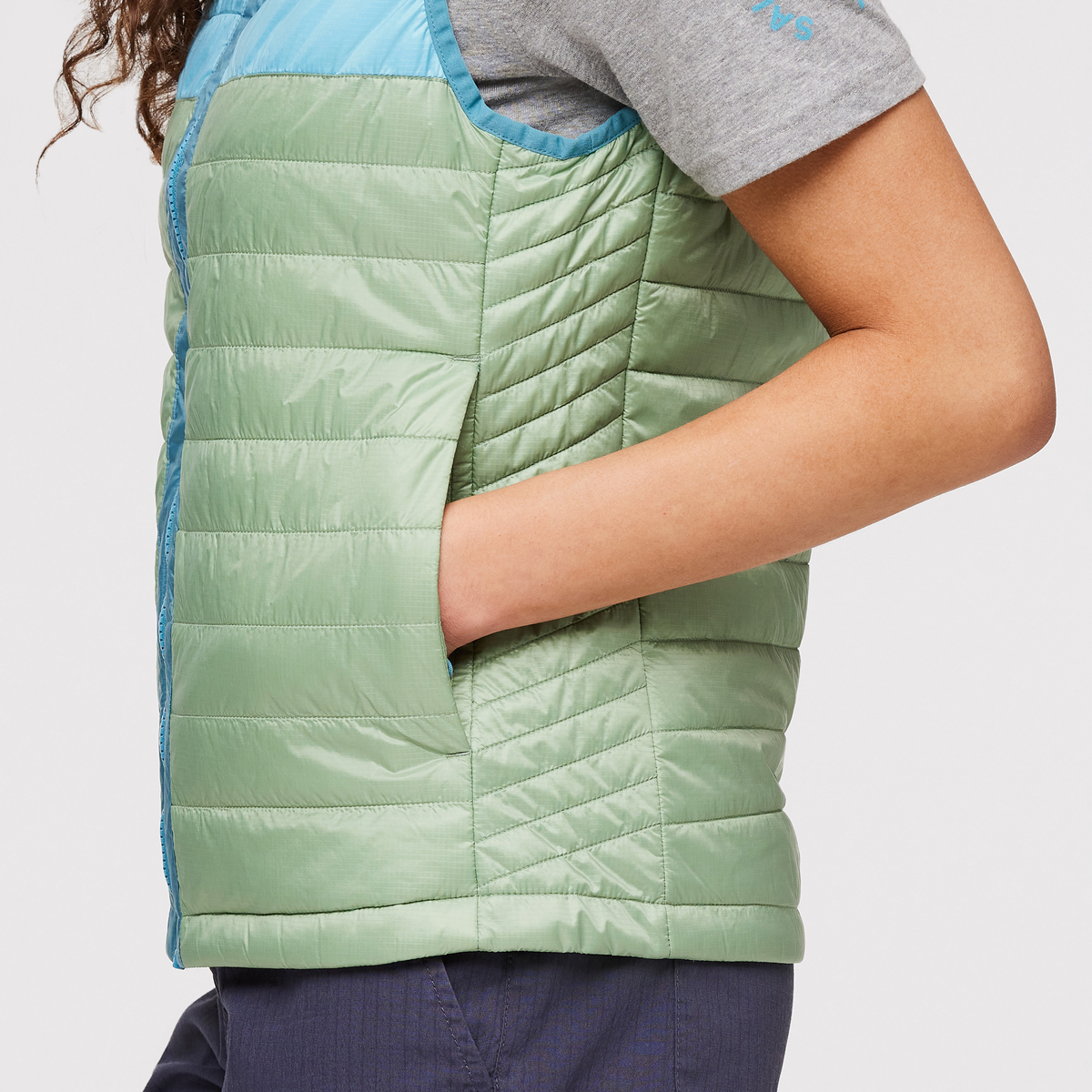 Capa Insulated Vest - Women's, Drizzle/Aspen, Model London