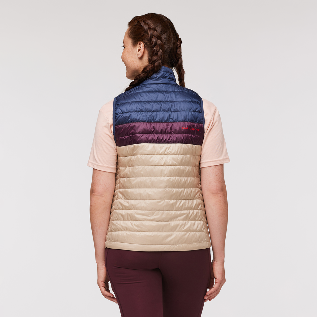 Capa Insulated Vest - Women's, Ink/Oatmeal, Model Aya
