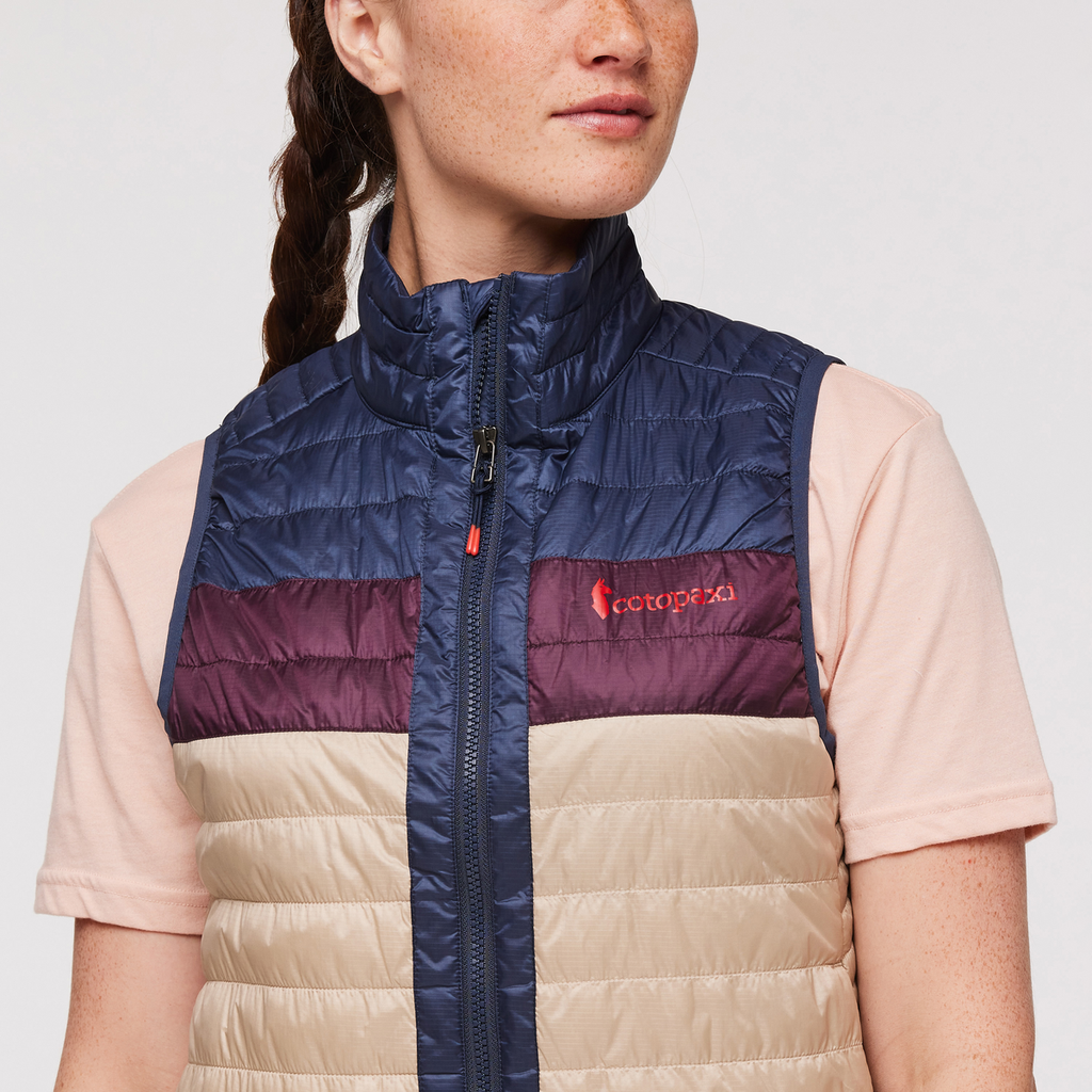 Capa Insulated Vest - Women's, Ink/Oatmeal, Model Aya