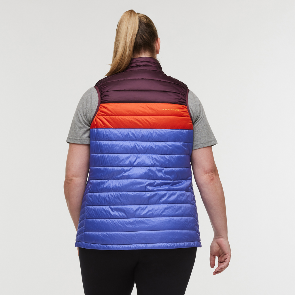Capa Insulated Vest - Women's, Wine/Amethyst, Model Jennifer