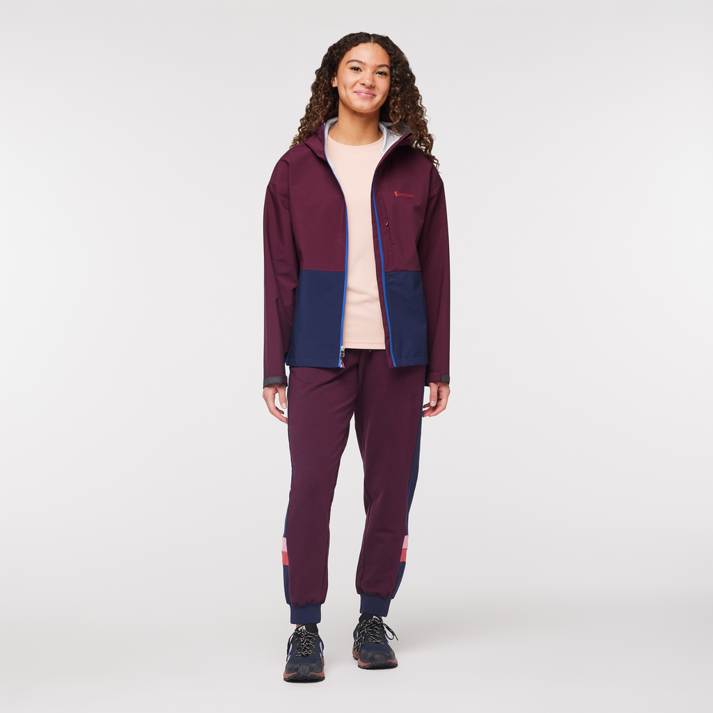 Cielo Rain Jacket - Women's, Wine, Model London