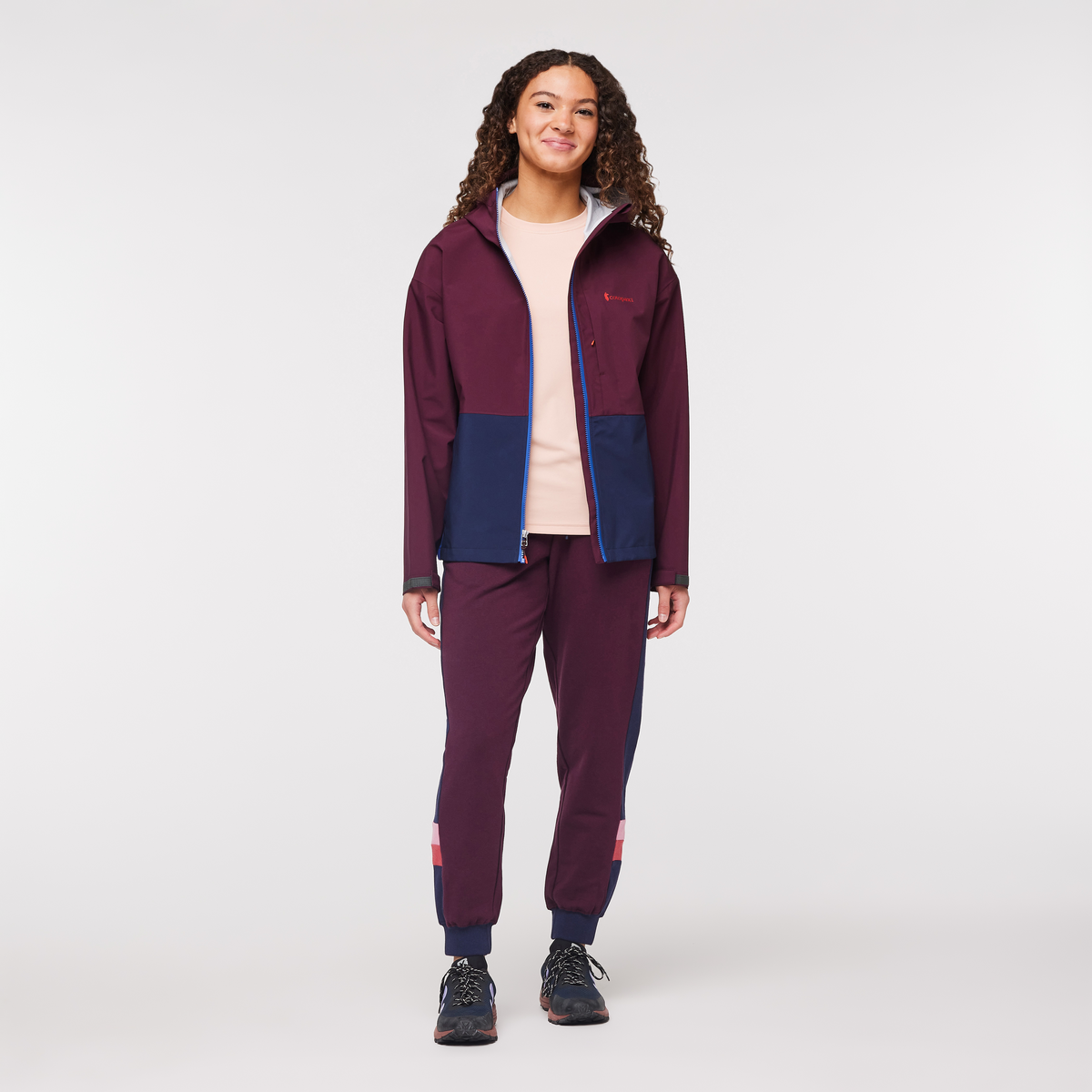 Cielo Rain Jacket - Women's, Wine, Model London