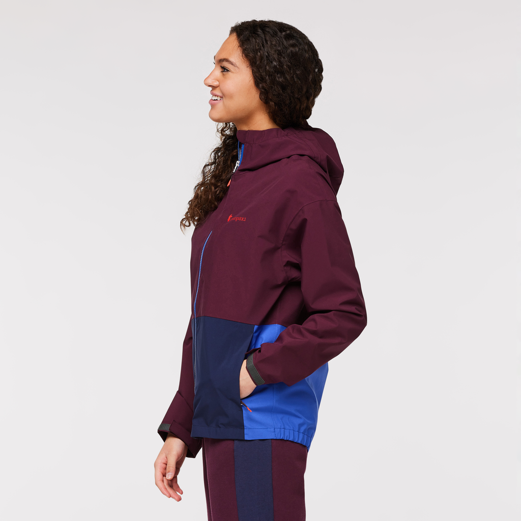Cielo Rain Jacket - Women's, Wine, Model London