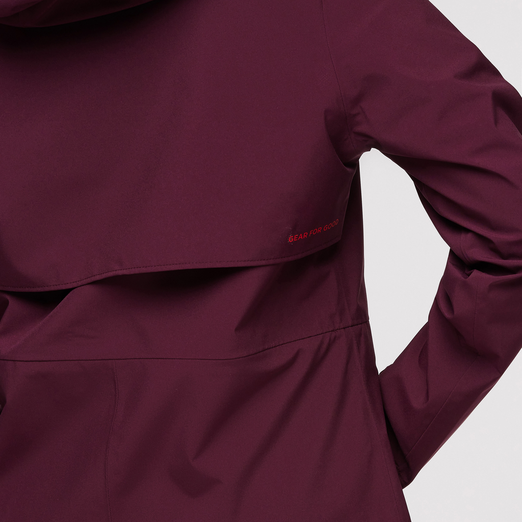 Cielo Rain Trench - Women's, Wine, Model Aya