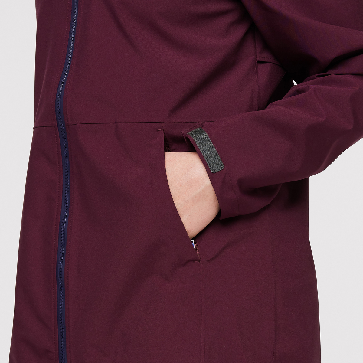 Cielo Rain Trench - Women's, Wine, Model Aya