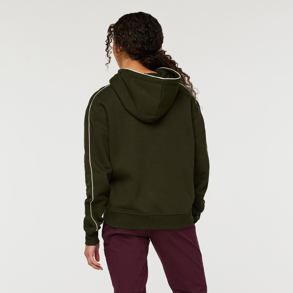 Day And Night Organic Pullover Hoodie - Women's, Woods, Model London