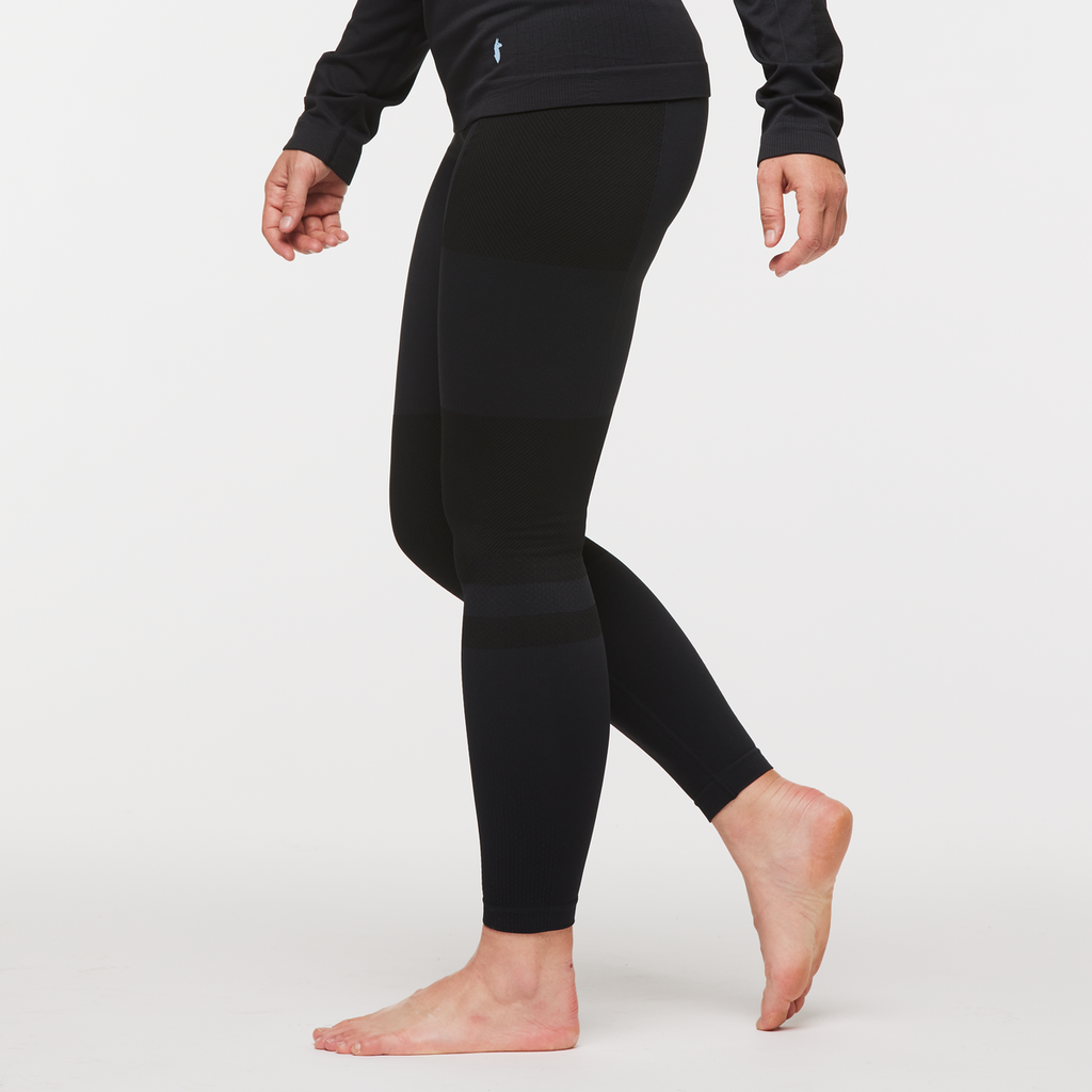 Debajo Seamless Baselayer Tight - Women's, Cotopaxi Black, Model Aya