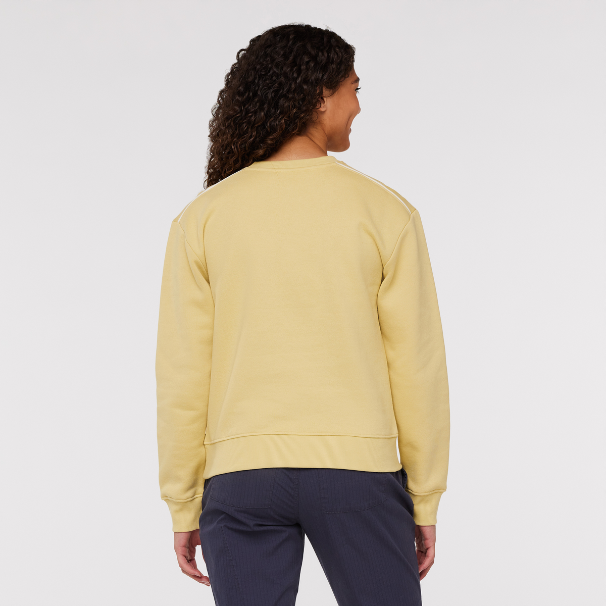 Do Good Crew Sweatshirt - Women's, Wheat, Model London