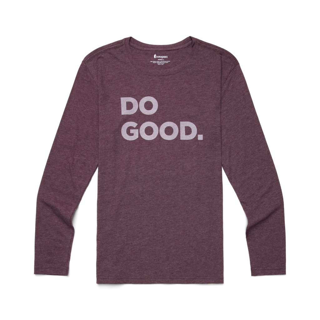 Do Good Long-Sleeve T-Shirt - Women's, Wine