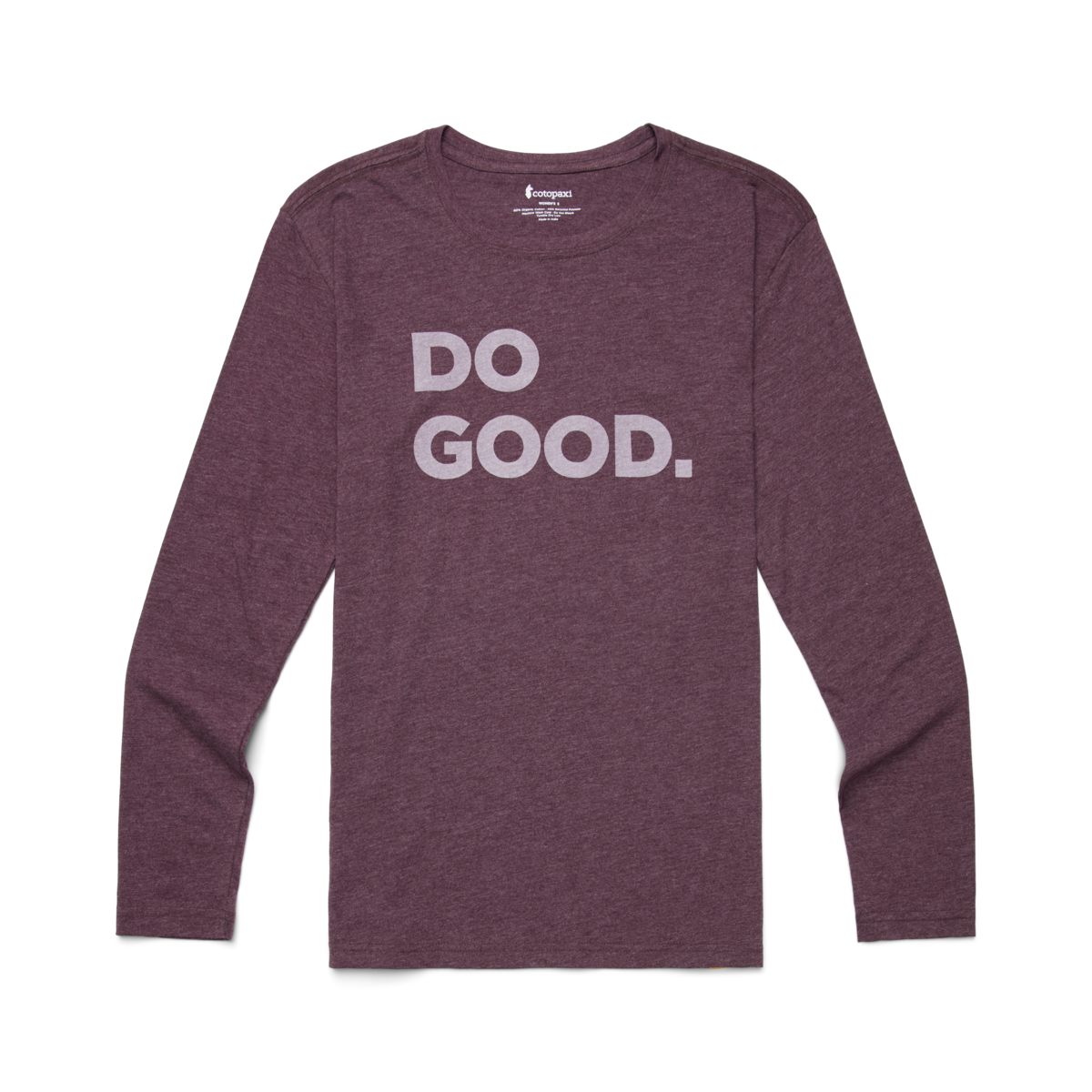 Do Good Long-Sleeve T-Shirt - Women's, Wine