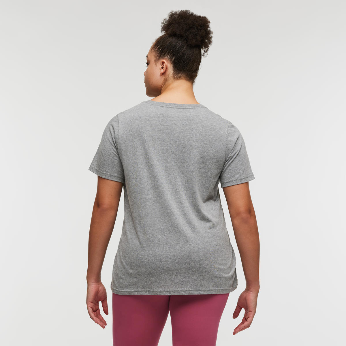 Do Good Repeat T-Shirt - Women's, Heather Grey, Model Brianna