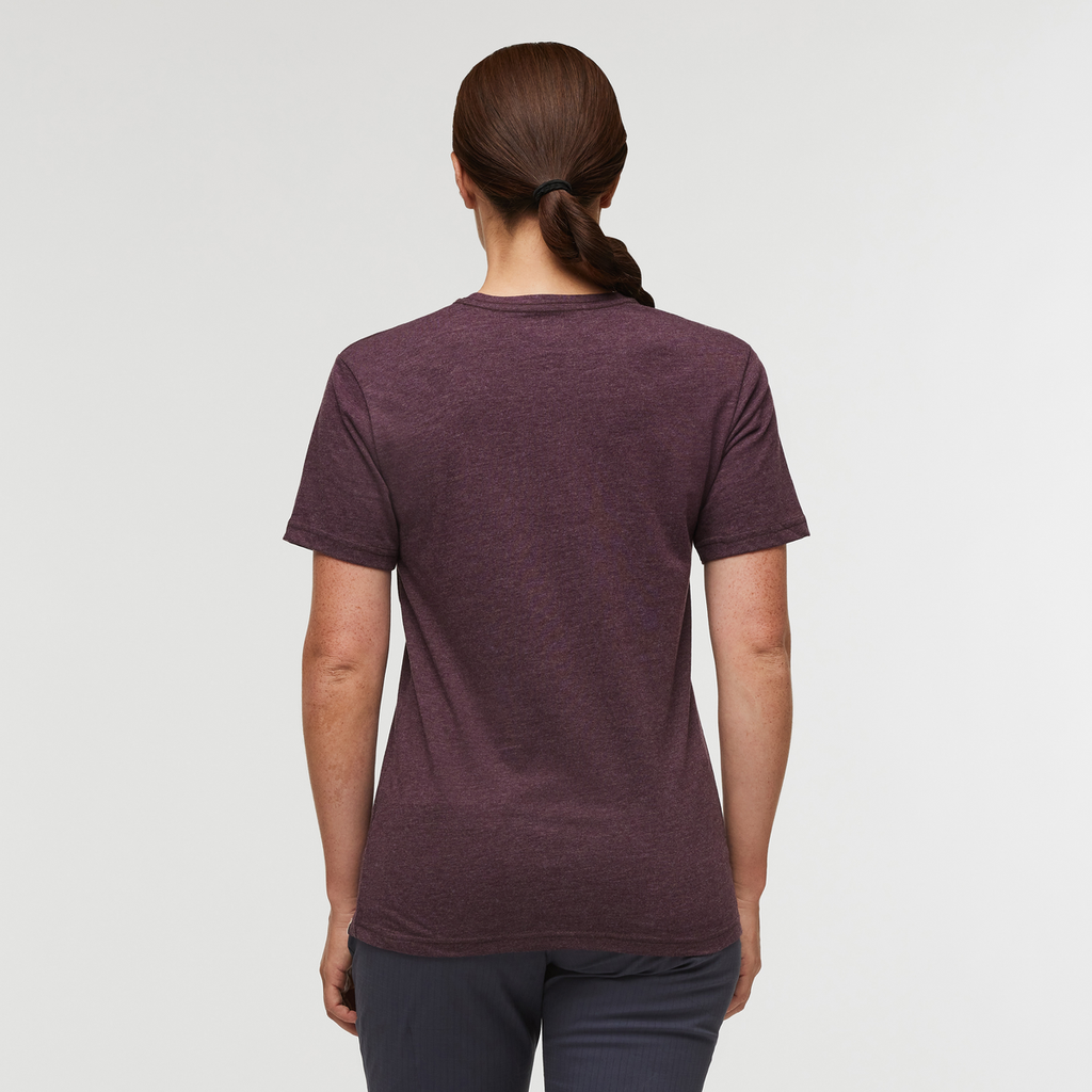 Do Good T-Shirt - Women's, Wine, Model Aya