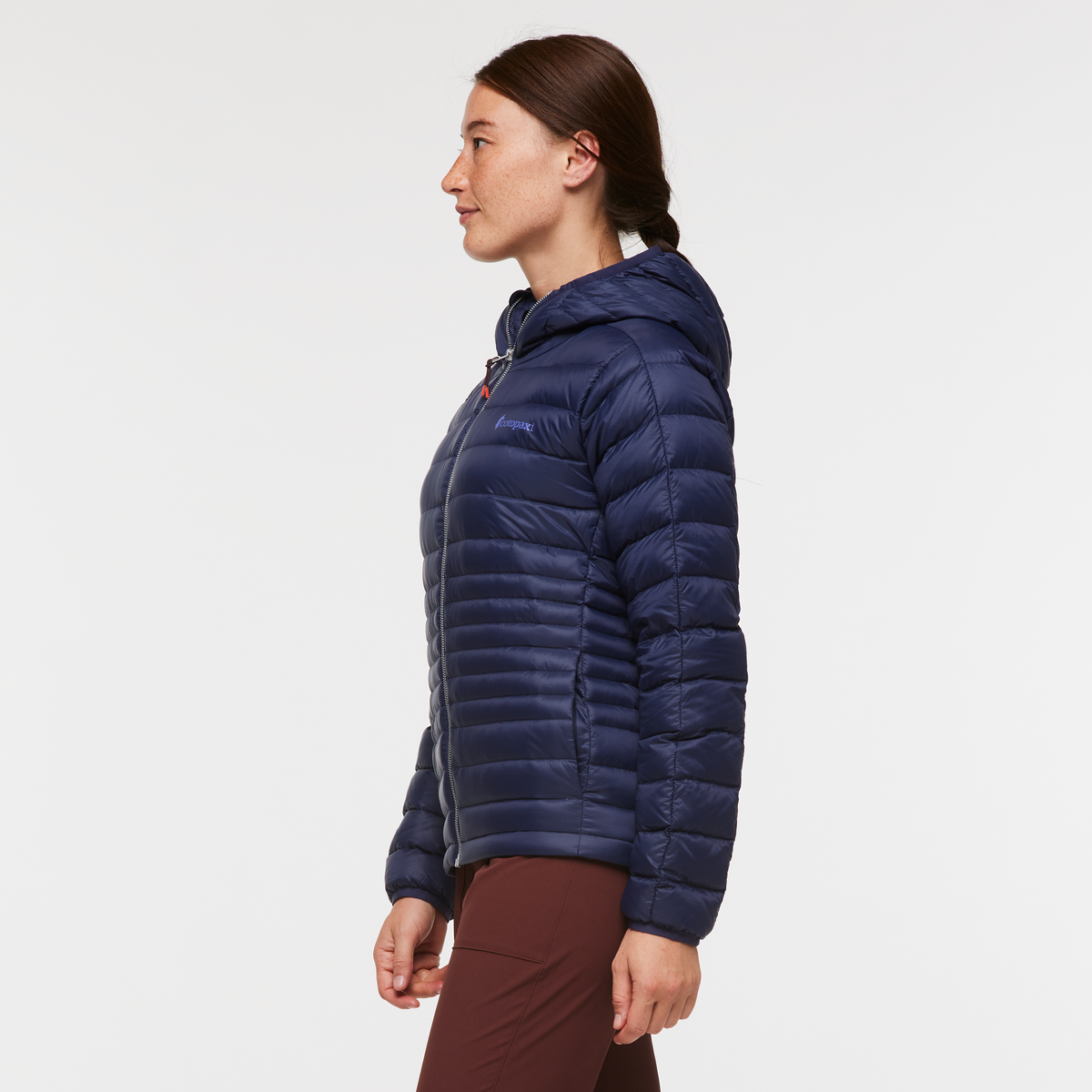 Fuego Hooded Down Jacket - Women's, Cotopaxi Maritime, Model Aya