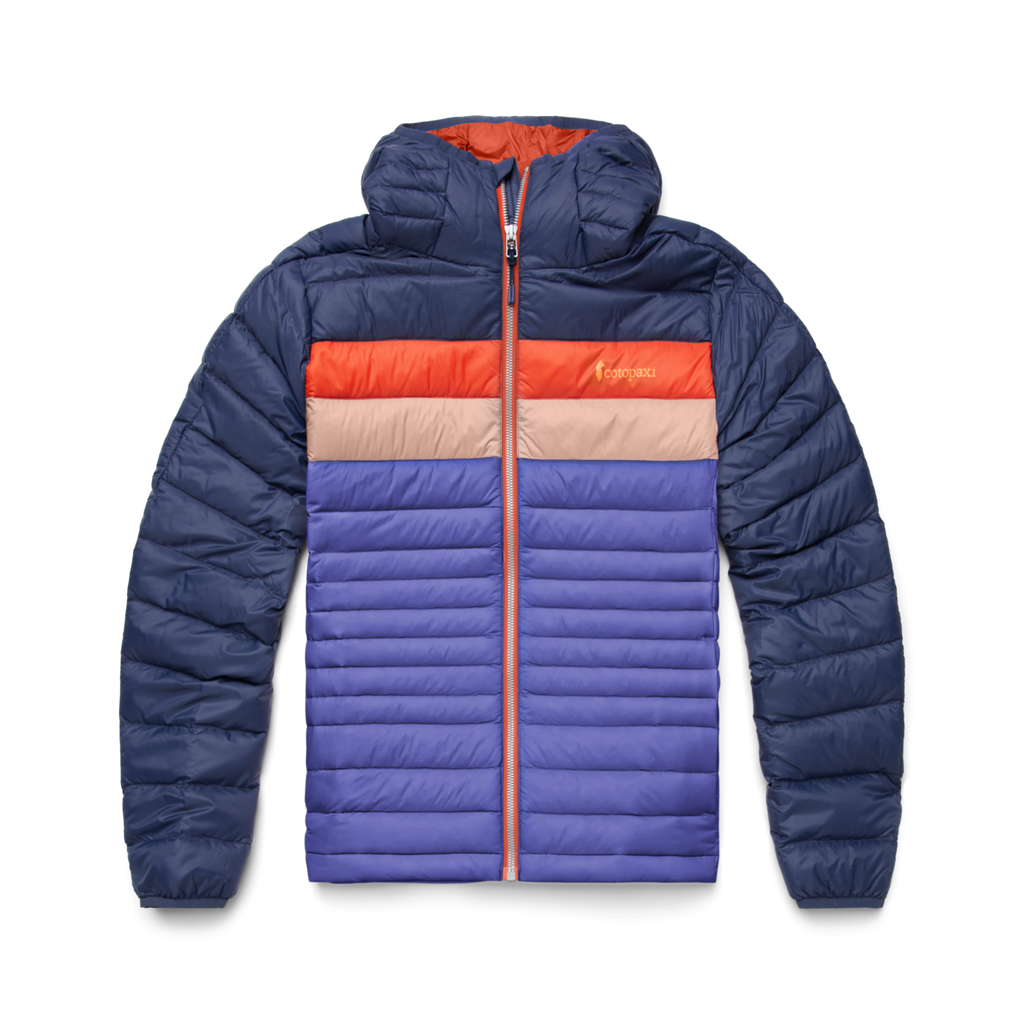 Fuego Hooded Down Jacket - Women's, Ink/Amethyst