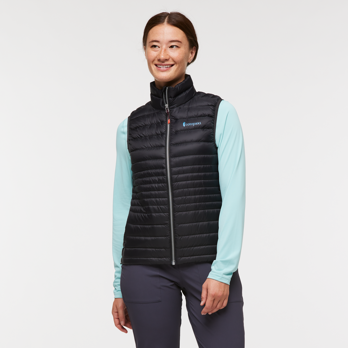 Fuego Down Vest - Women's, Cotopaxi Black, Model Aya