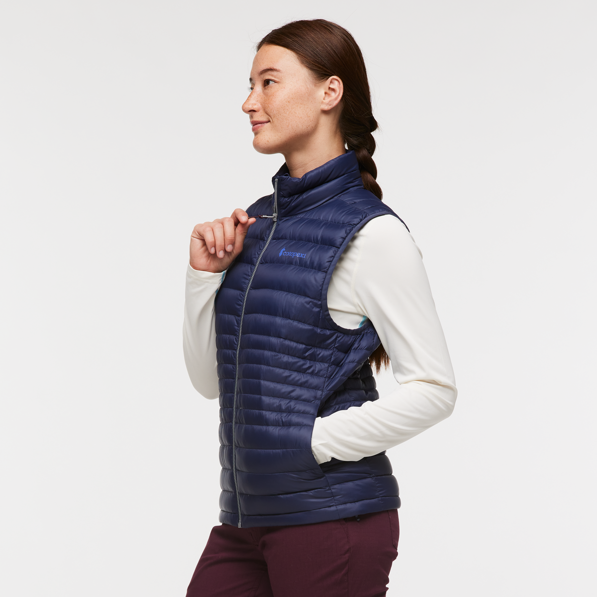 Fuego Down Vest - Women's, Cotopaxi Maritime, Model Aya