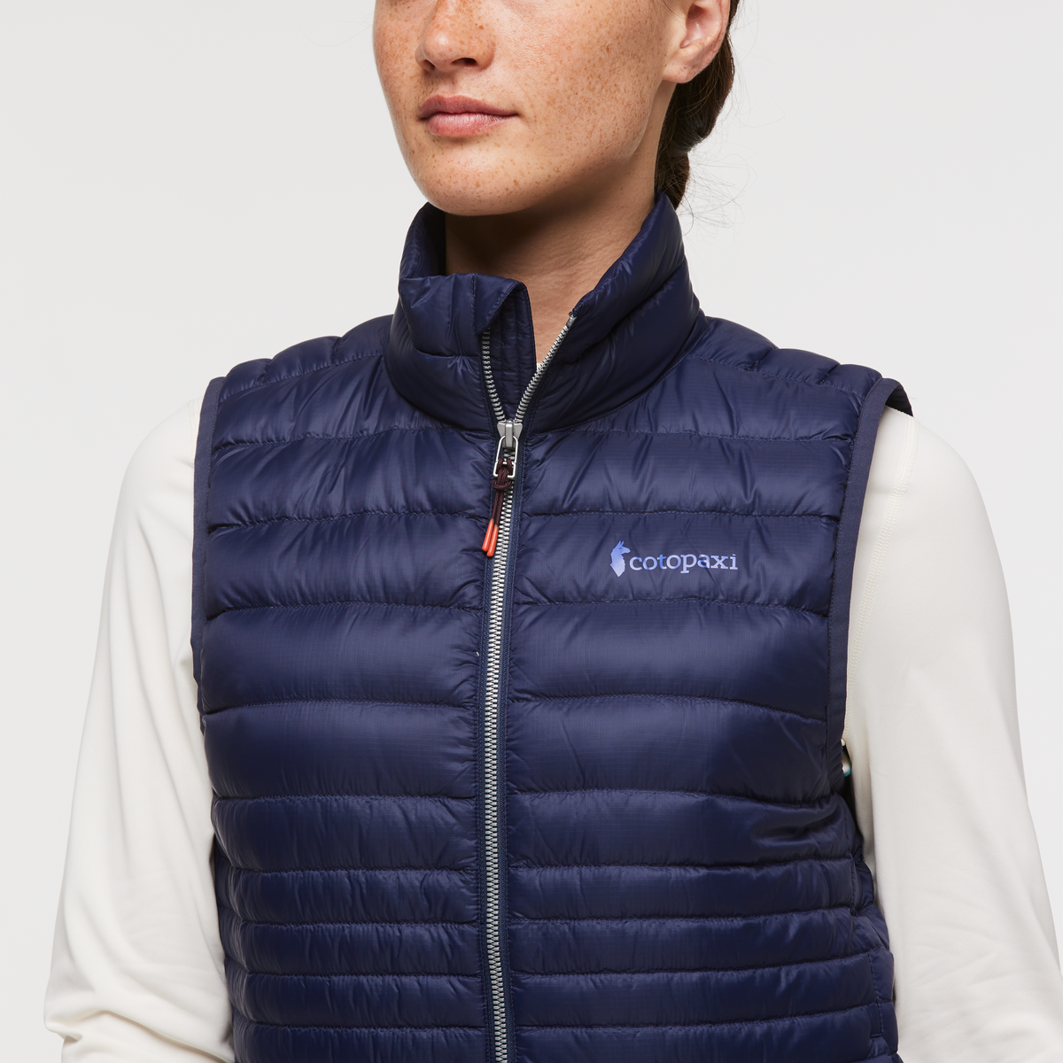Fuego Down Vest - Women's, Cotopaxi Maritime, Model Aya