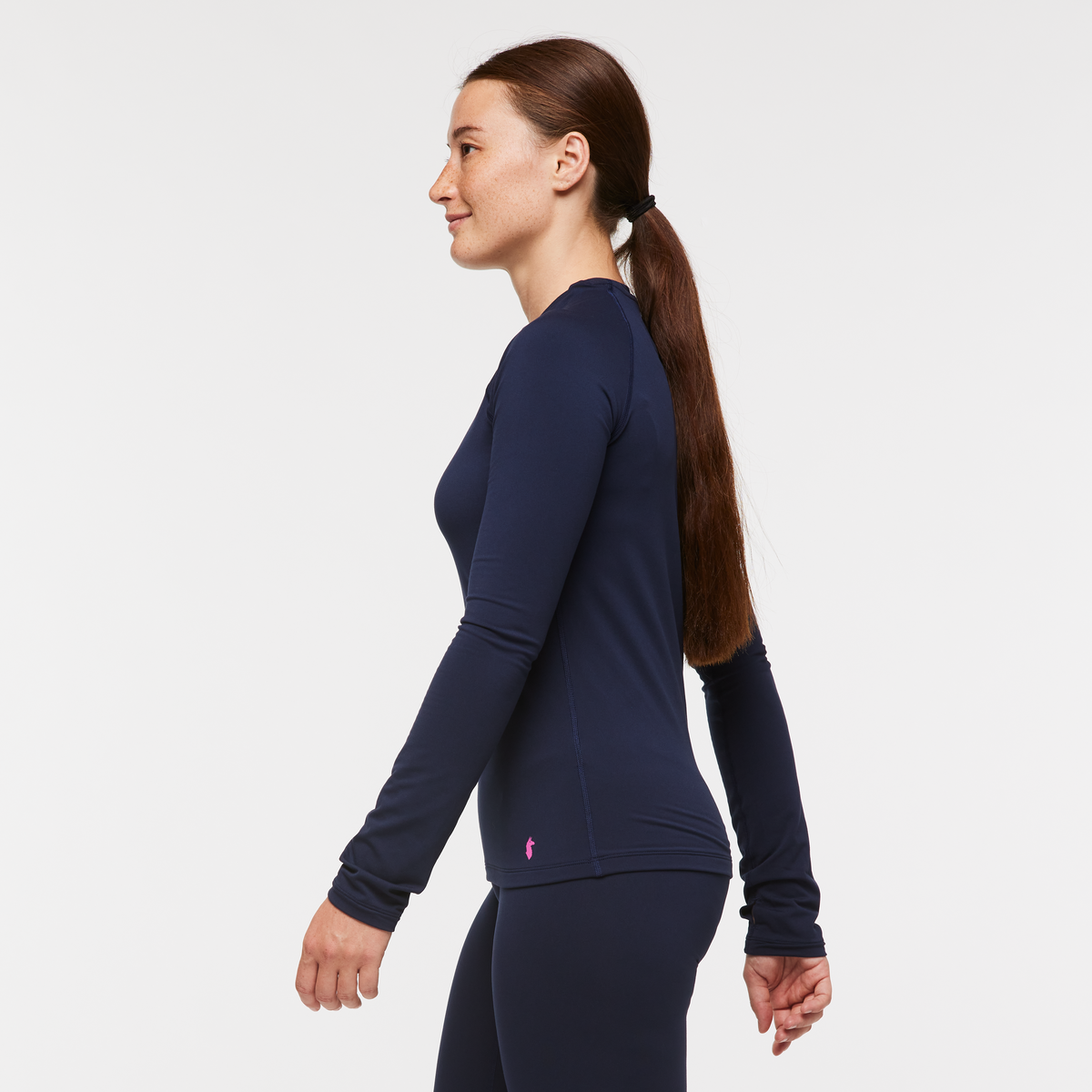 Liso Baselayer Top - Women's, Maritime, Model Aya