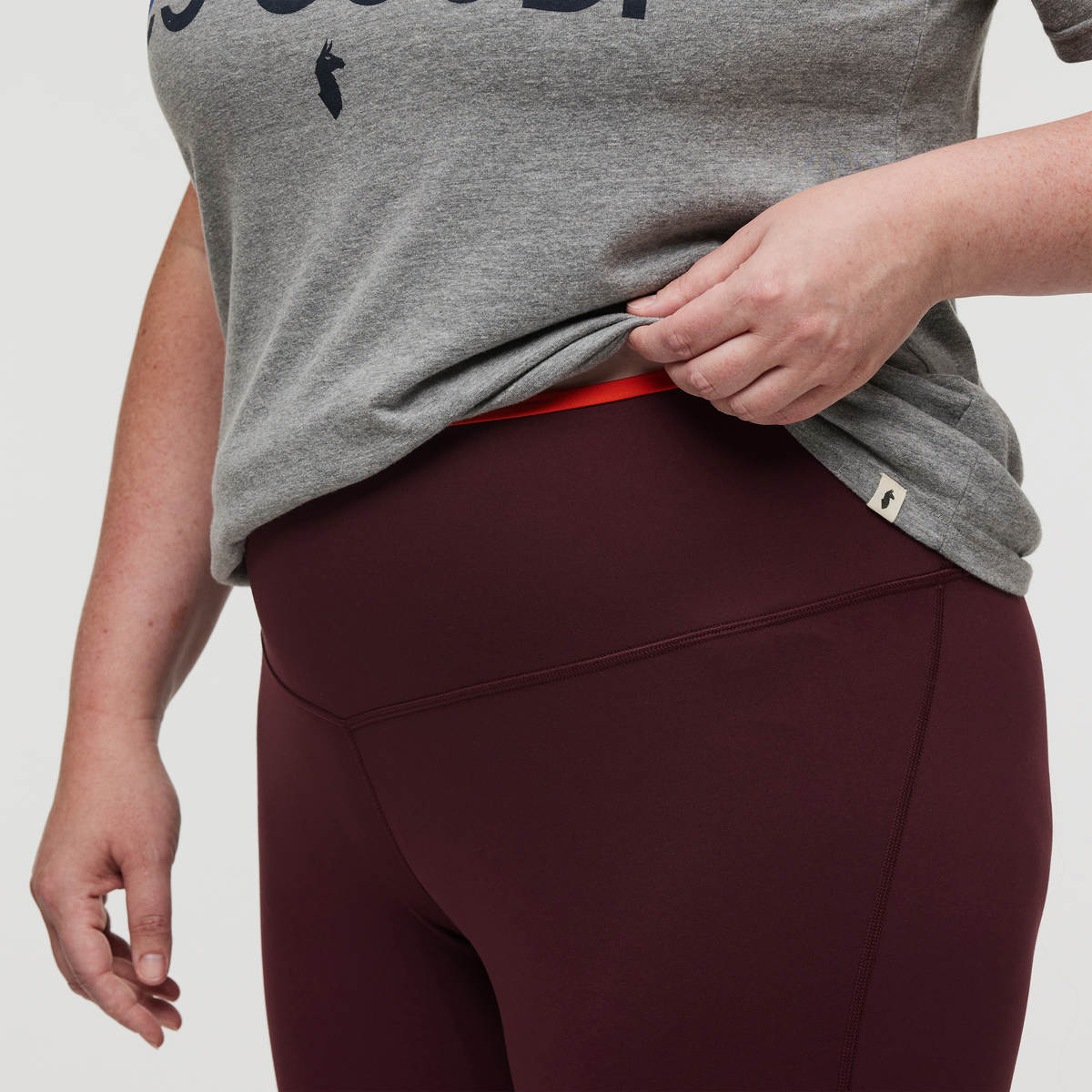 Mari Tight - Women's, Wine, Model Nicole