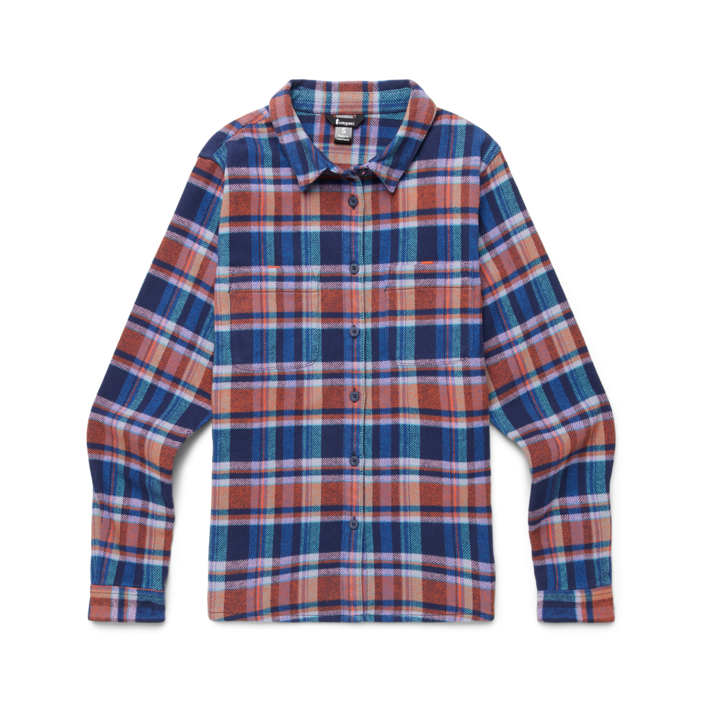 Mero Organic Flannel Shirt - Women's, Ink Plaid
