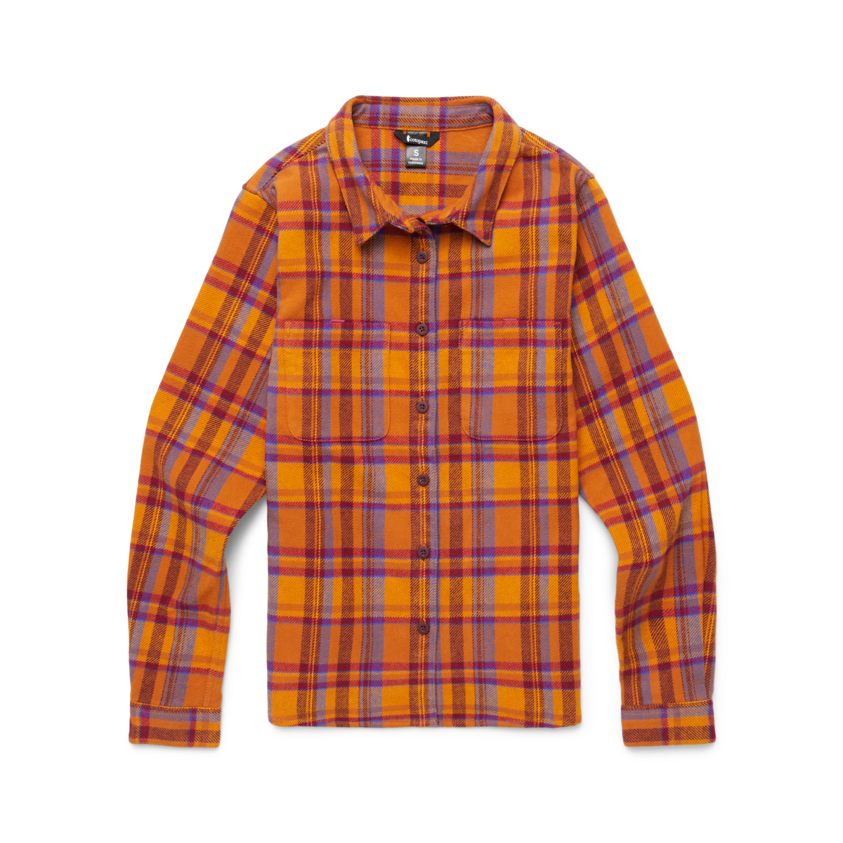 Mero Organic Flannel Shirt - Women's, Sienna Plaid