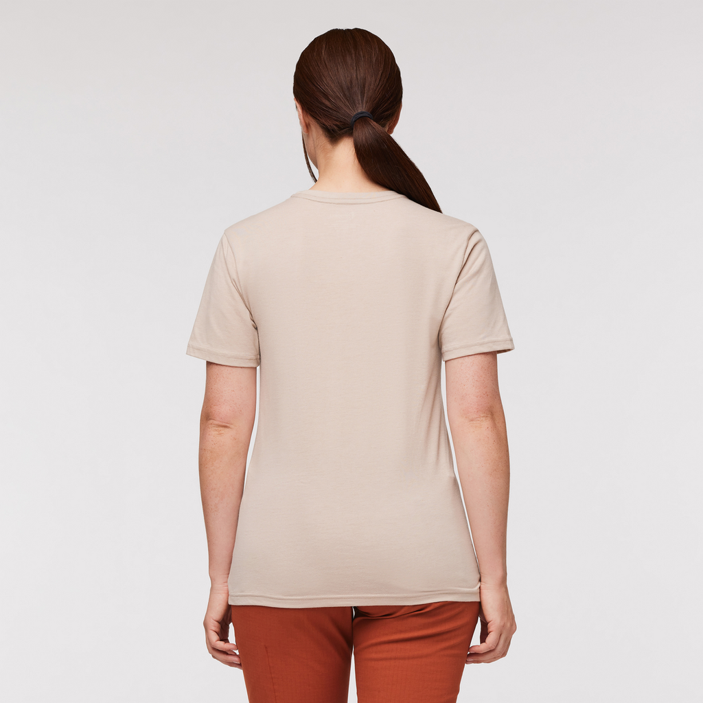 Rising Do Good Organic T-Shirt - Women's, Oatmeal, Model Aya