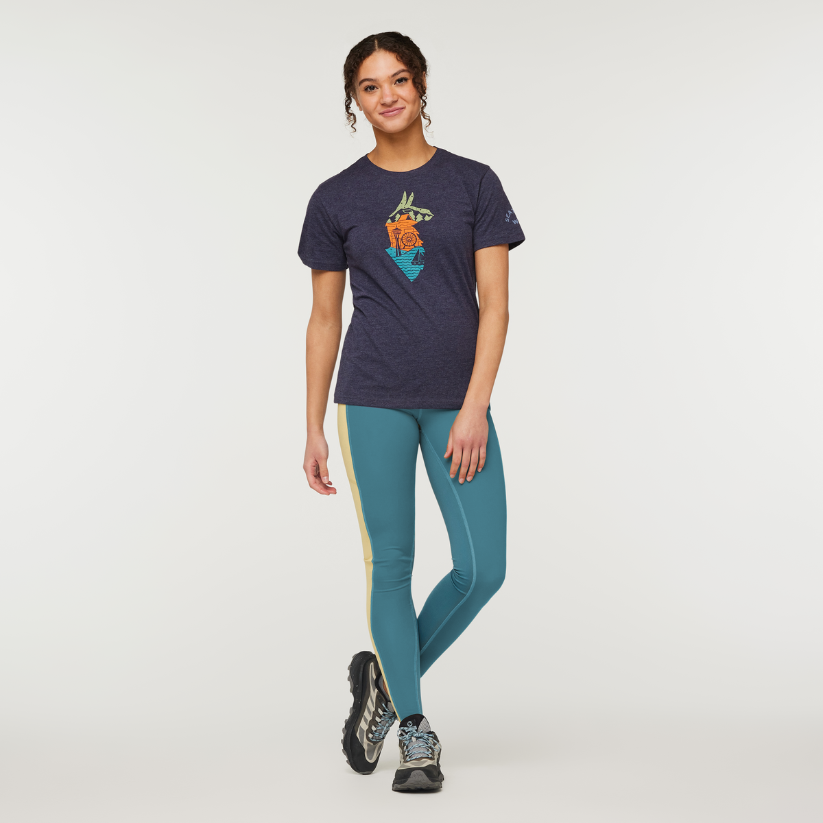 Roso Tight - Women's, Blue Spruce/Blue Spruce, Model London