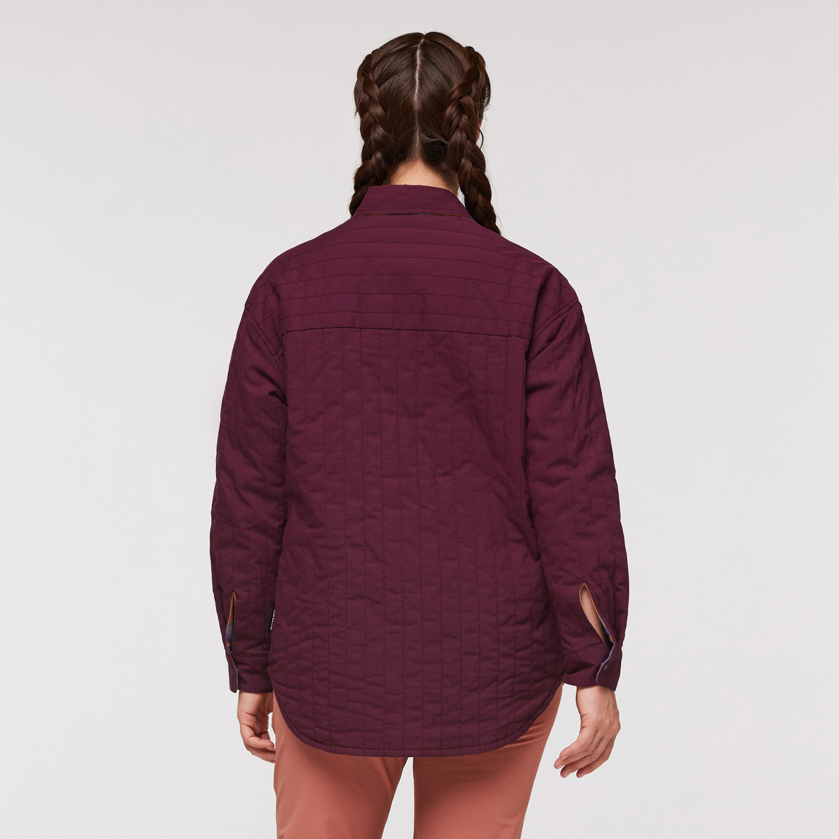 Salto Insulated Flannel Jacket - Women's, Saddle Plaid, Model Aya