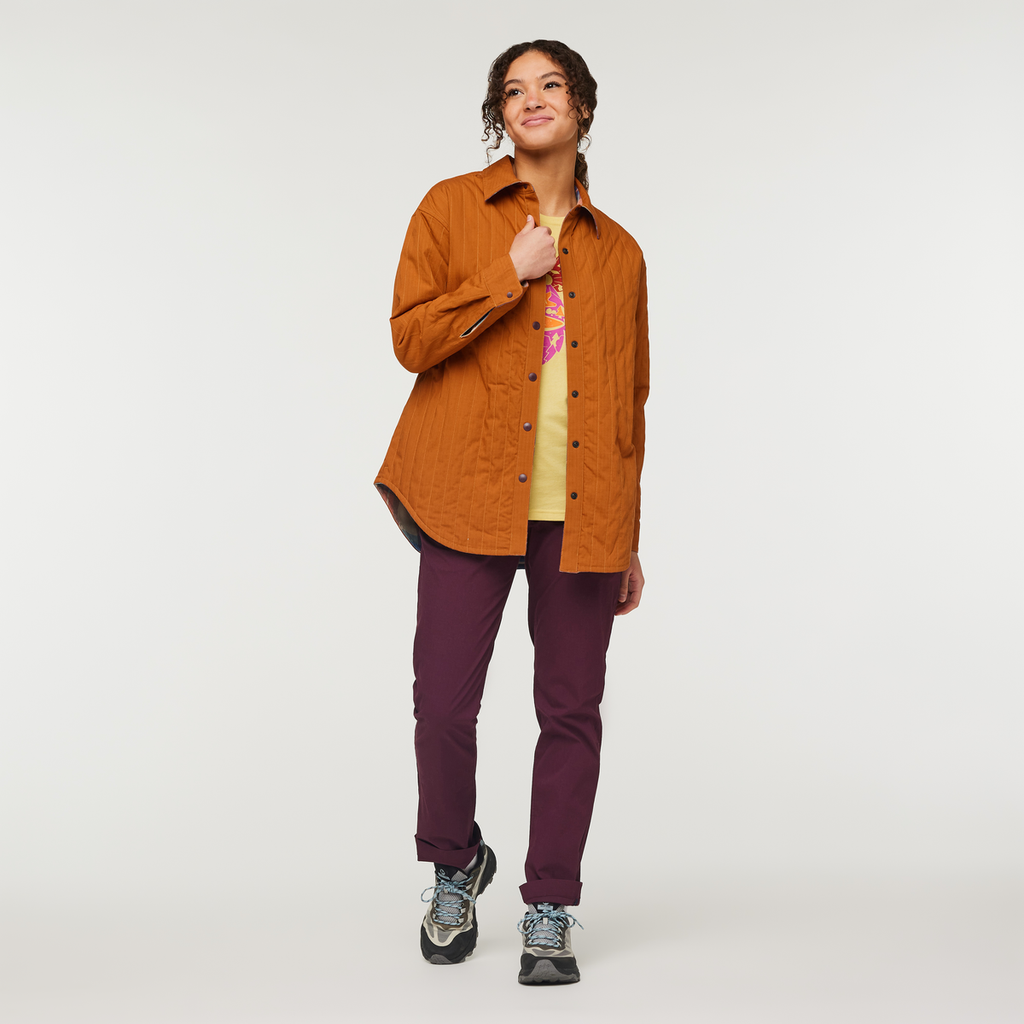 Salto Insulated Flannel Jacket - Women's, Oatmeal Plaid, Model London