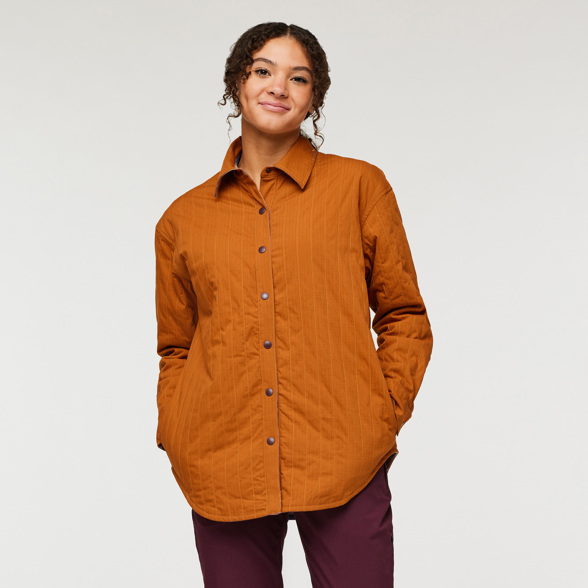 Salto Insulated Flannel Jacket - Women's, Oatmeal Plaid, Model London