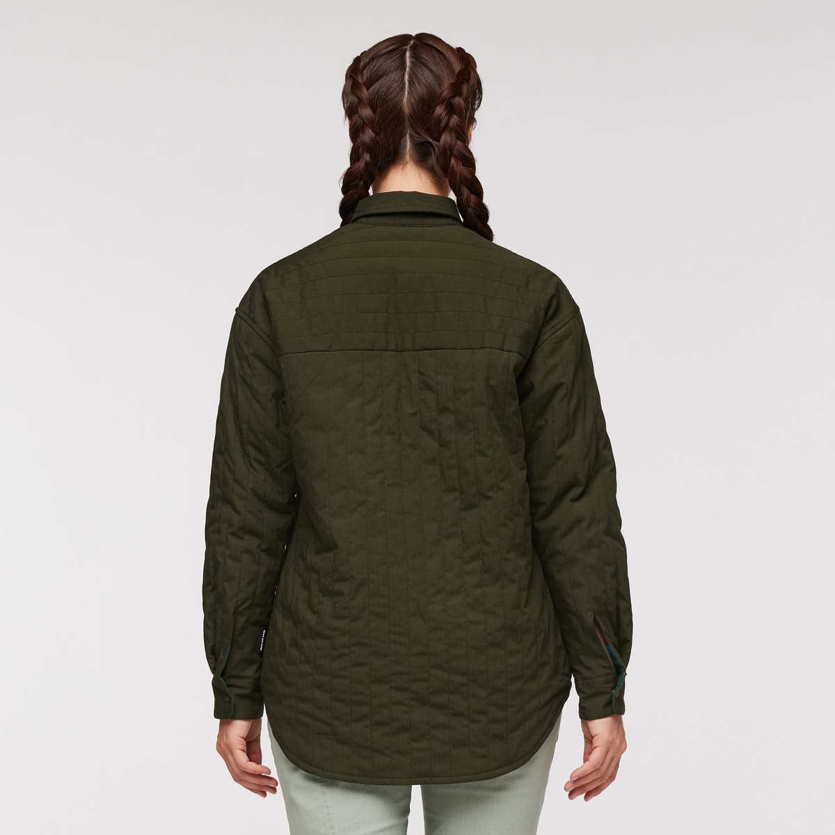 Salto Insulated Flannel Jacket - Women's, Woods Plaid, Model Aya
