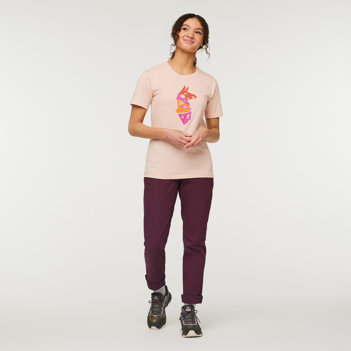 Salto Ripstop Pant - Women's, Wine, Model London