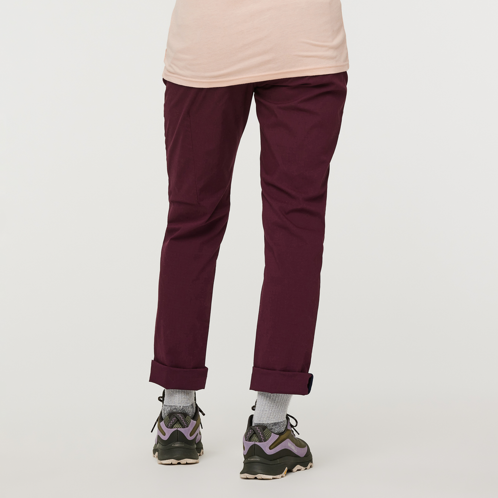 Salto Ripstop Pant - Women's, Wine, Model London