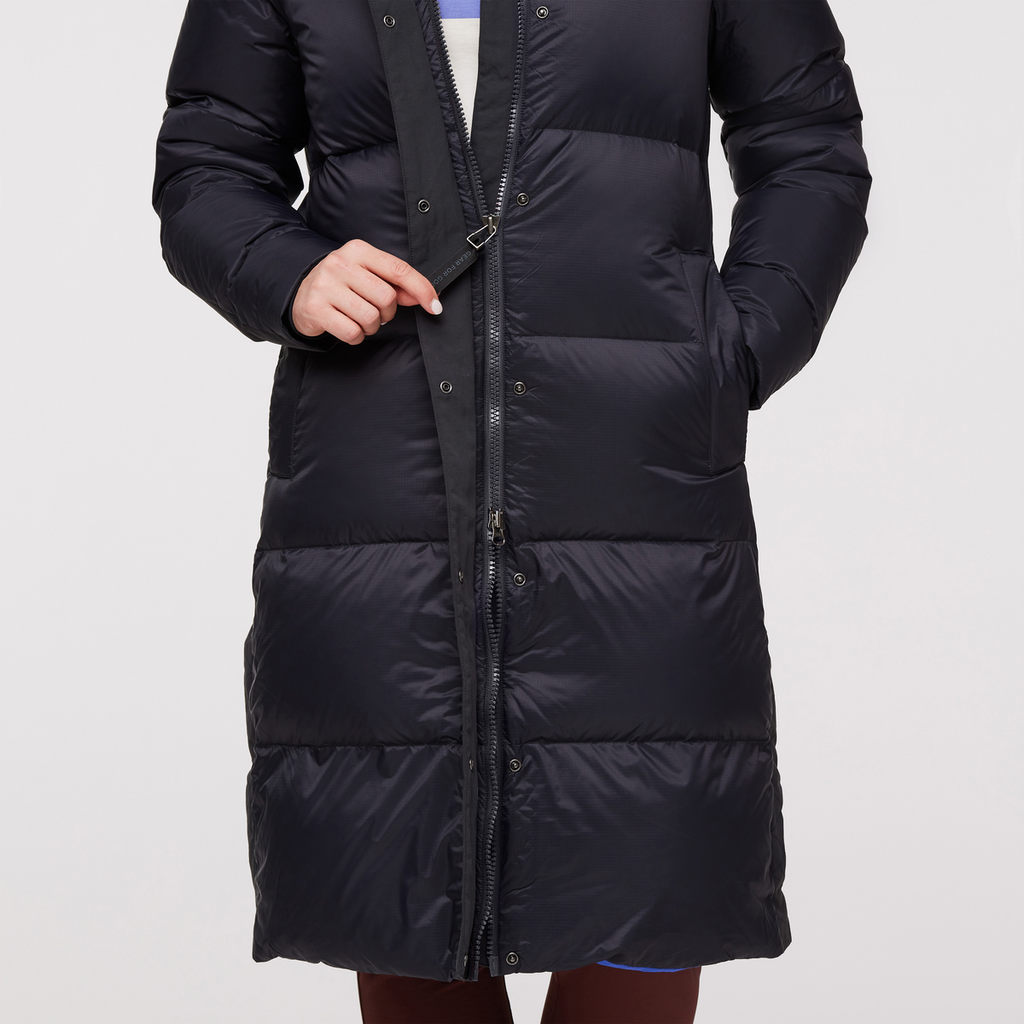 Solazo Down Parka - Women's, Black, Model Aya