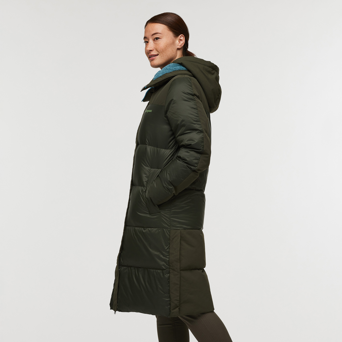 Solazo Down Parka - Women's, Woods, Model Aya