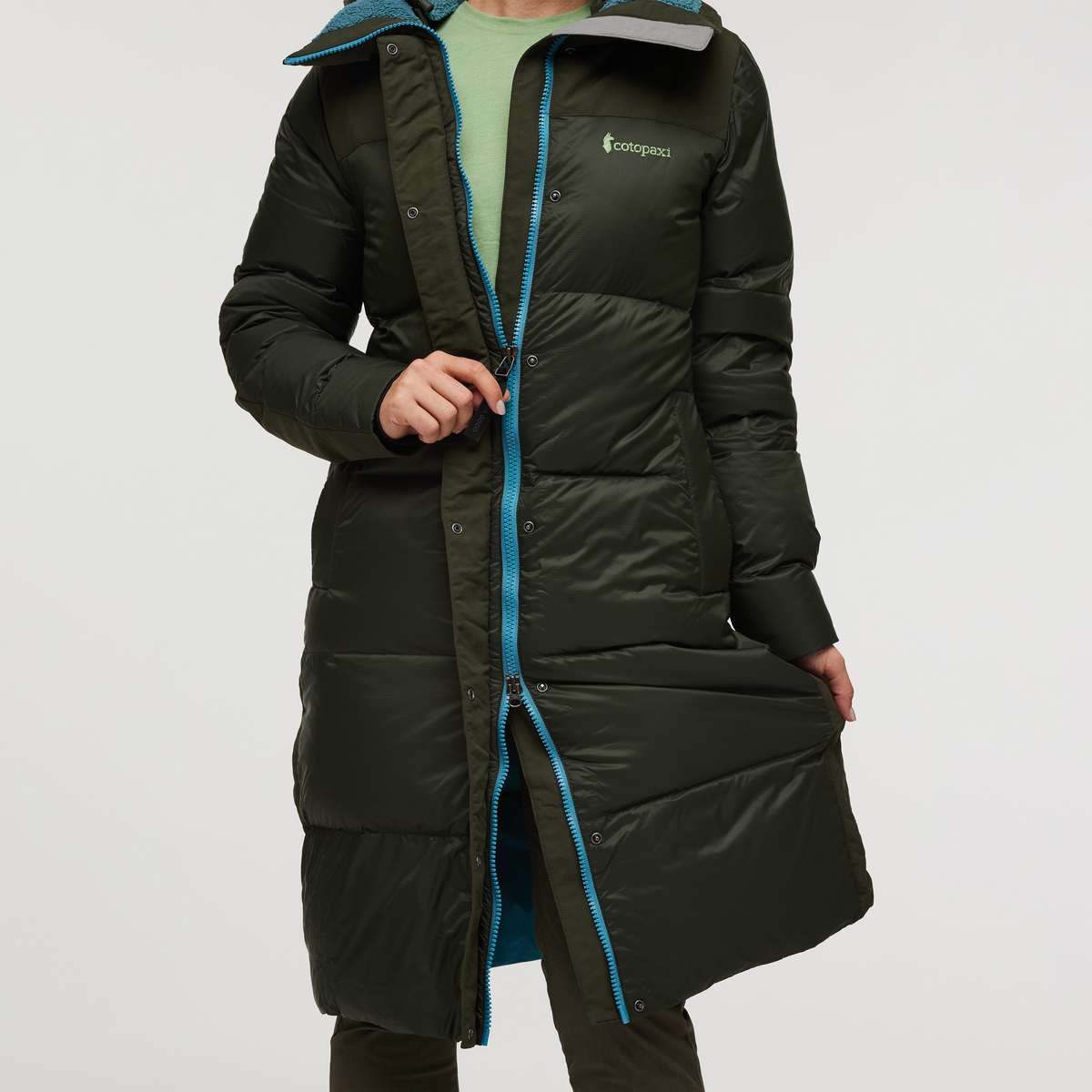 Solazo Down Parka - Women's, Woods, Model Aya