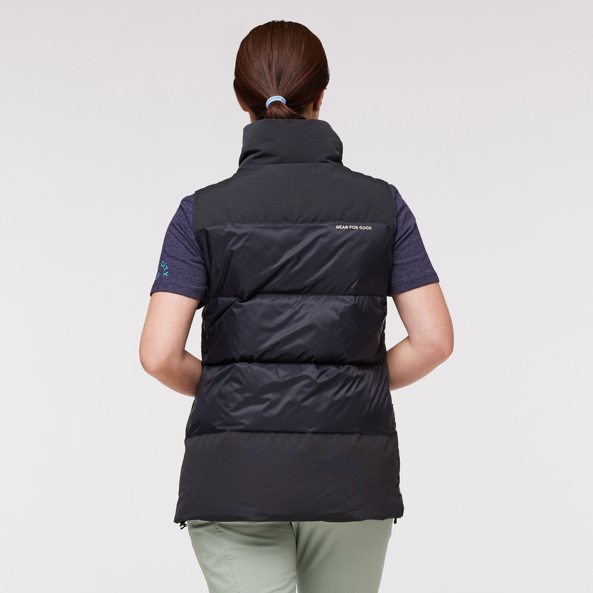 Solazo Down Vest - Women's, Cotopaxi Black, Model Aya