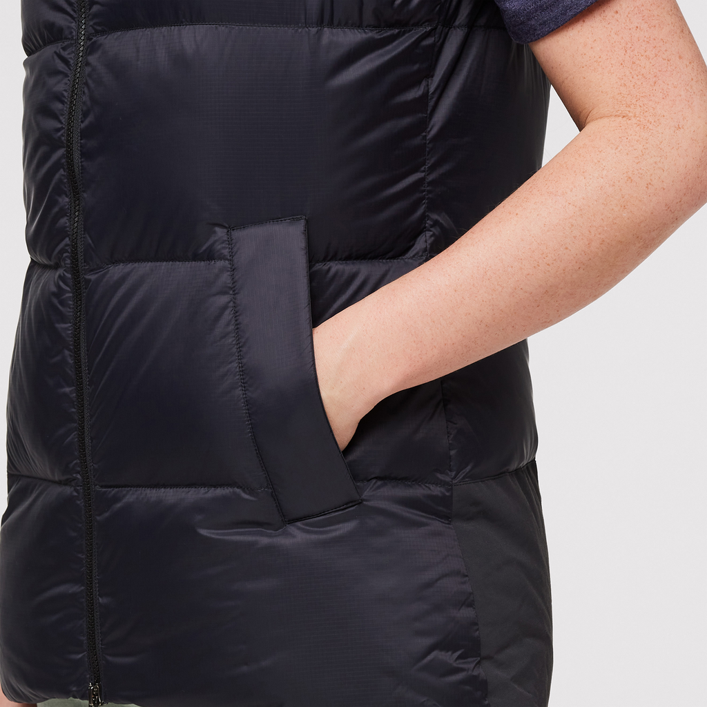 Solazo Down Vest - Women's, Cotopaxi Black, Model Aya