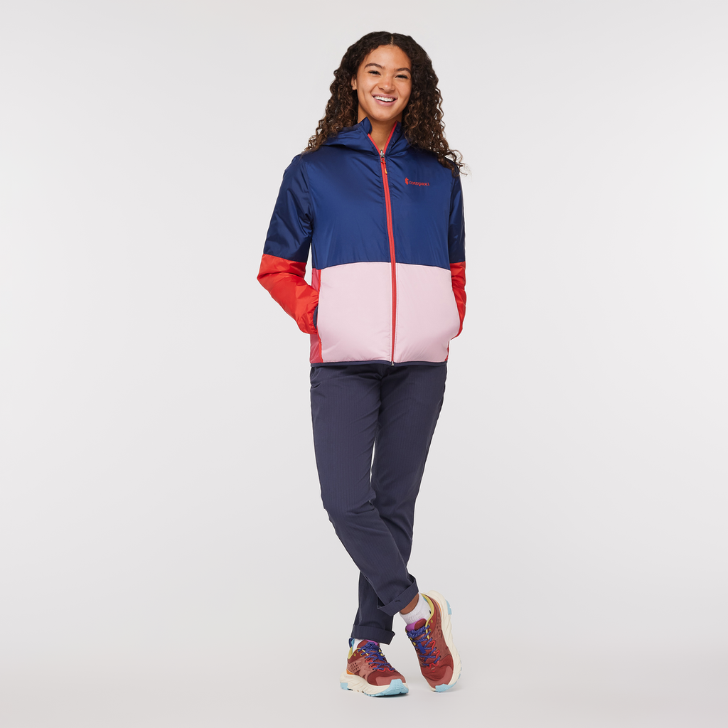 Teca Cálido Hooded Jacket - Print - Women's, Wink Wink, Model London