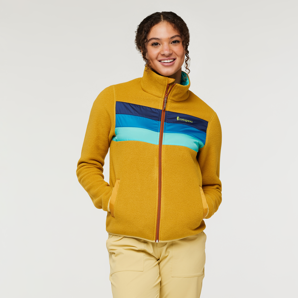 Teca Fleece Full-Zip Jacket - Women's, Algarve, Model London