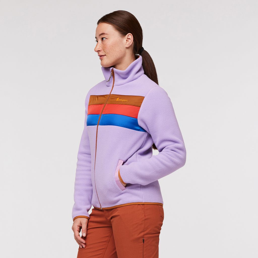 Teca Fleece Full-Zip Jacket - Women's, Blooming, Model Aya