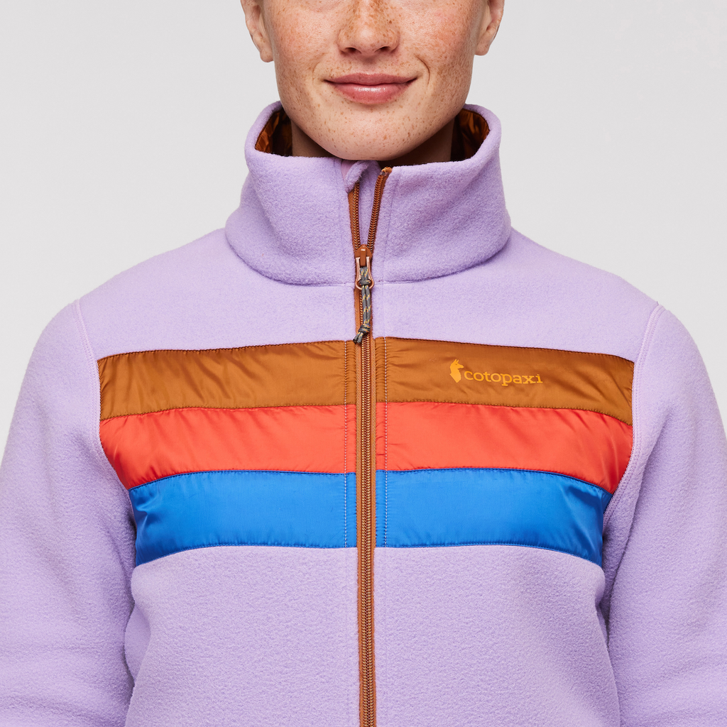 Teca Fleece Full-Zip Jacket - Women's, Blooming, Model Aya